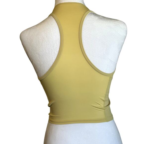 Whitney Simmons Gymshark Crop Tank in Sea Kelp Medium - Picture 2 of 6